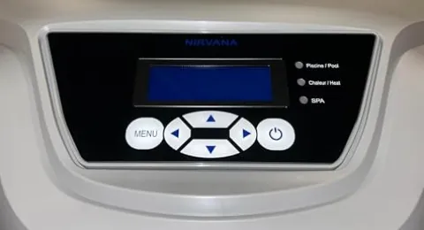 NIRVANA TR110SF AHRI Certified Spa & Pool Heat Pump 108,000 BTU Gray/Black