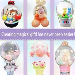 nLn Hope Balloon Stuffer Machine Kit with Air Pump & Expander Tool