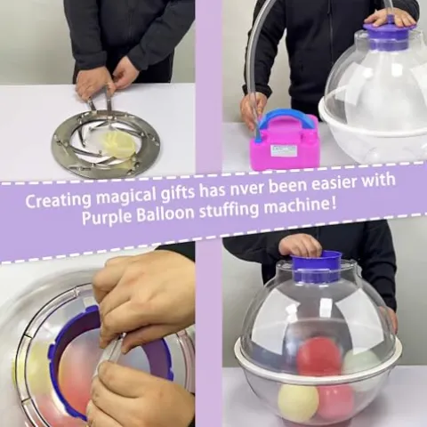 nLn Hope Balloon Stuffer Machine Kit with Air Pump & Expander Tool