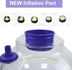 nLn Hope Balloon Stuffing Machine Set Purple/Transparent