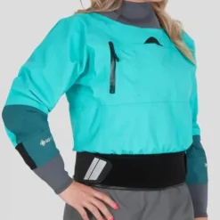 NRS Women’s Rev Gore-TEX® Pro Kayaking Dry Top Mediterranea/Aqua