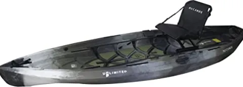 NuCanoe 2024 Unlimited Fishing Kayak with Fusion 360 Seat – 1620HZ Color