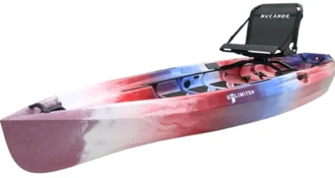 NuCanoe 2024 Unlimited Fishing Kayak with Fusion 360 Seat – 1620HZ Color