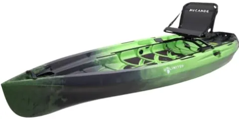 NuCanoe 2024 Unlimited Fishing Kayak with Fusion 360 Seat – 1620HZ Color