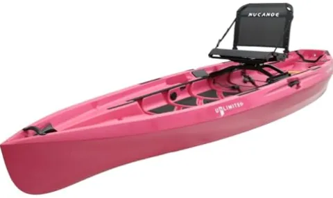 NuCanoe 2024 Unlimited Fishing Kayak with Fusion 360 Seat – 1620HZ Color