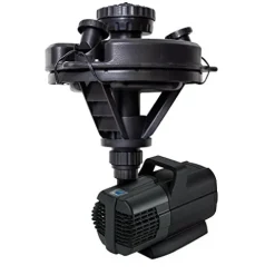 OASE Floating Fountain with Lights 1/4 Hp Black