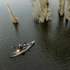 Old Town Sportsman BigWater ePDL+ 132 Power Assist Pedal Fishing Kayak Marsh Camo