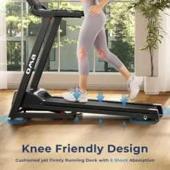 OMA Foldable Treadmill Black