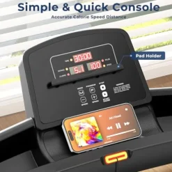 OMA Foldable Treadmill Black