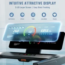 OMA Folding Treadmill Black