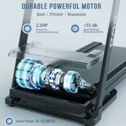 OMA Folding Treadmill Black