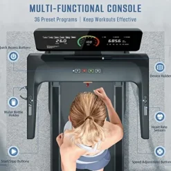 OMA Folding Treadmill Black