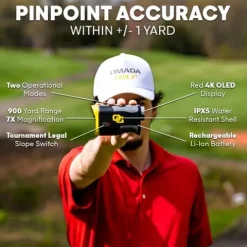 OMADA GOLF Atlas Rangefinder with Slope White