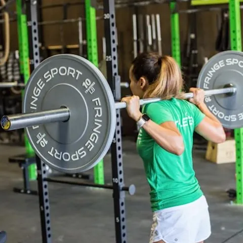 OneFitWonder Bumper Plate Set Virgin Rubber Steel Insert Strength Training Equipment (230)