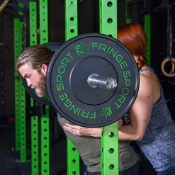 OneFitWonder Fringe Sport Contrast Bumper Plates Set 260 lbs