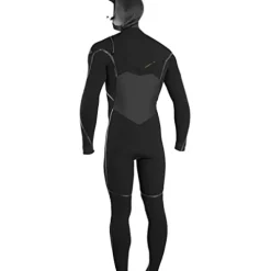 O’Neill 5.5/4 Psycho Tech Chest Zip Hooded Wetsuit 2022 – LT Black/Black