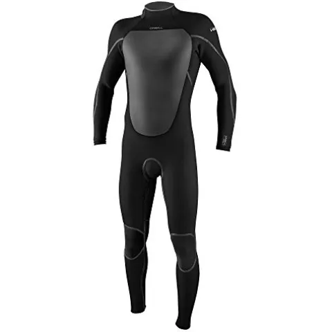 O’NEILL Men’s Heat 3/2mm Back Zip Full Wetsuit Black/Black