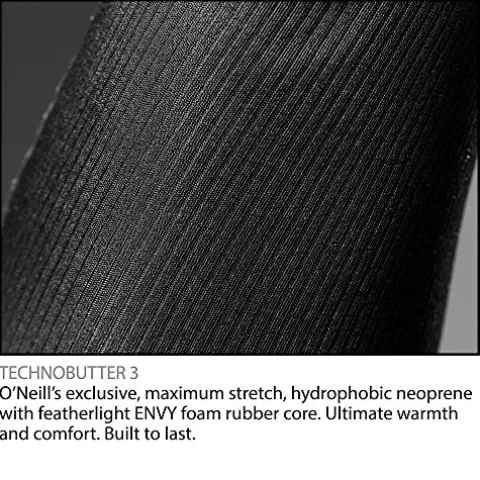 O’NEILL Men’s Heat 3/2mm Back Zip Full Wetsuit Black/Black