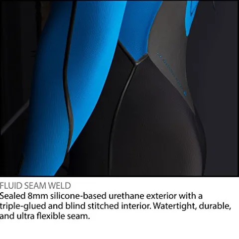 O’NEILL Men’s Heat 3/2mm Back Zip Full Wetsuit Black/Black