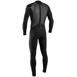 O’Neill Men’s Heat 4/3mm Back Zip Full Wetsuit Black/Black