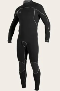 O’NEILL 4/3mm Psycho Tech Back Zip Full Wetsuit Black/Black