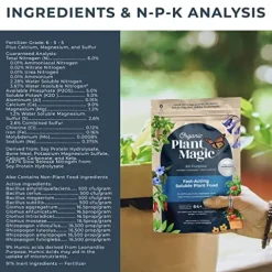 Organic Plant Magic Truly Organic™ Fast-Acting Soluble Plant Food 20 lb Bucket