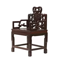orientliving Chinese Rosewood Handmade Miniature Armchair Display Decor Art AWS1915 Brown