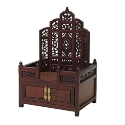 orientliving Chinese Rosewood Shrine Miniature Display Art AWS2674 Brown