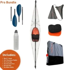 Oru Kayak Bay ST Pro Bundle White