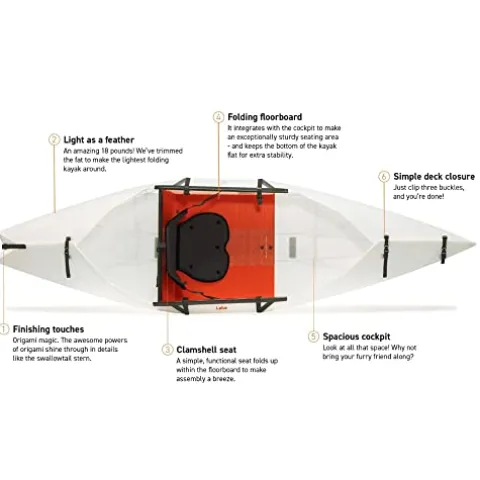 Oru Kayak Foldable Kayak White