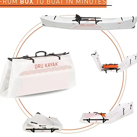 Oru Kayak Foldable Lake Starter Bundle White