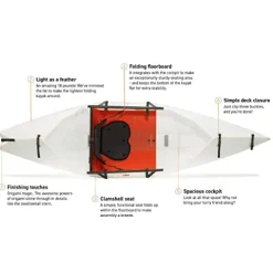 Oru Kayak Foldable Lake Starter Bundle White