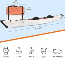 Oru Kayak Haven TT Starter Bundle White