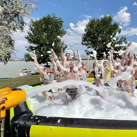 OZIS 26FT Inflatable Gaga Ball Pit with Built-in Blower for Indoor/Outdoor Activities