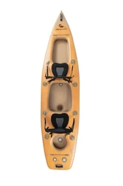 Paddle North 12′ Karve Kayak XL Two-Person Inflatable Kayak – Wood Grain