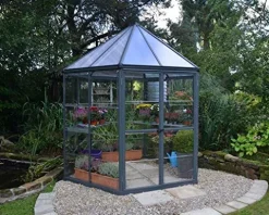 Palram Canopia Oasis Greenhouse 7′ x 8′ x 9′ Gray