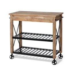 Park Hill Collection Garden Potting Cart Natural