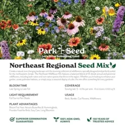 Park Seed Wildflower Garden Seeds Mixture Northeast Regional Mix 50 lbs