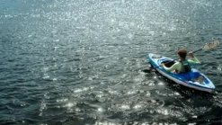 Pelican Argo 100X Recreational Sit-in Kayak Deep Blue/White