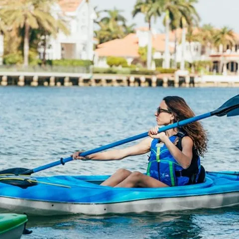 Pelican Argo 100X Recreational Sit-in Kayak – Lightweight, Safe and Comfortable – Green Fade