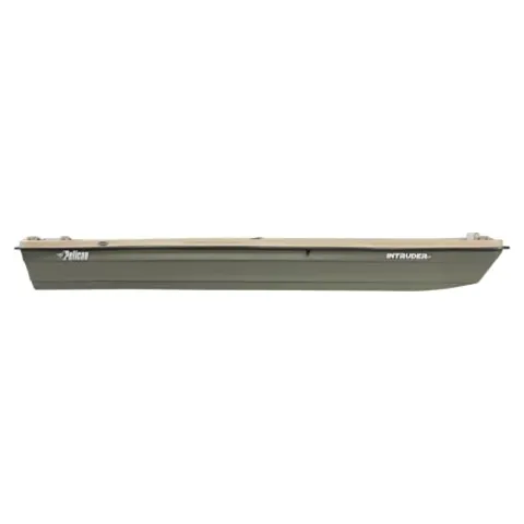Pelican Boat Intruder 12 Jon Fishing Boat 12 ft. Khaki Beige