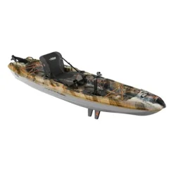 Pelican Catch 110 HDII Premium Angler Sit-On-Top Fishing Kayak – HyDryve Pedal System – Outback