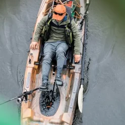 Pelican Catch 130 Hydryve II Sit-on-Top Fishing Kayak Sandstone