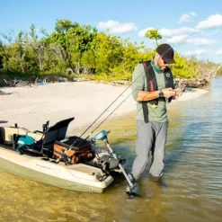 Pelican Catch PWR 100 Fishing Kayak – Ergo360 Seating System – 10 ft – Granite