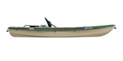 Pelican Sentinel 100X Angler Fishing Kayak Khaki Camo