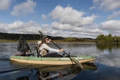 Pelican Sentinel 100X Angler Fishing Kayak Khaki Camo