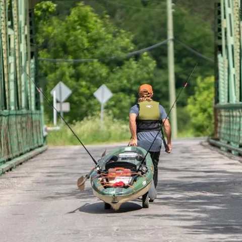Pelican Sentinel 100X Angler Fishing Kayak Khaki Camo