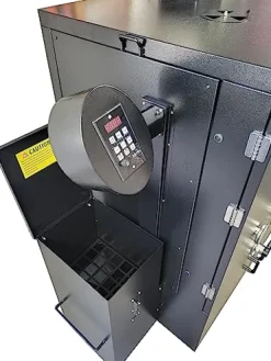 Pellet Pro Double D Vertical Cabinet Pellet Smoker with PID Controller Black