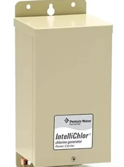 Pentair IntelliChlor Salt Chlorine Generator Power Center EC-520556 Almond