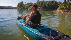 Perception Kayaks Crank 10 Sit on Top Pedal Kayak Adjustable Lawn Chair Seat Dapper